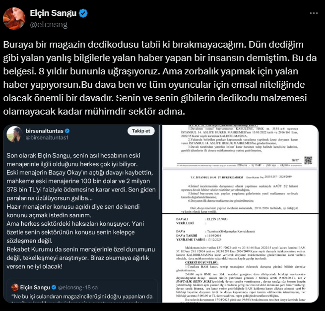 birsen altuntasa yarin sana kucuk bir surprizim var beklemede kal diyen elcin sangu belgeleri Gb9pHRiO