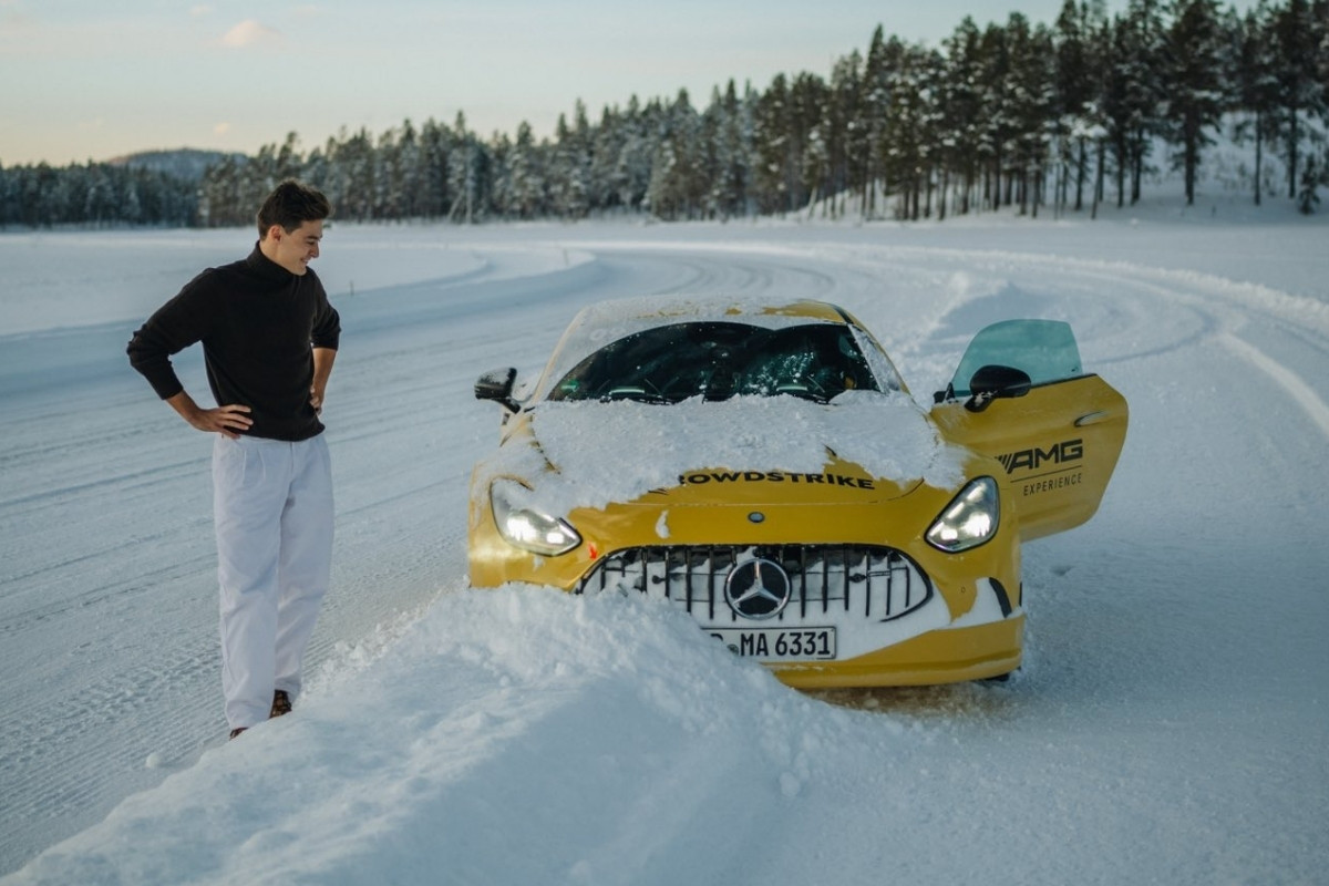 george russell isvecte yaptigi surus esnasinda mercedes araciyla kaza yapti SlHAR1Ny