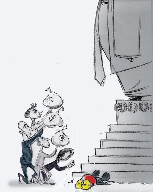 jeff bezosun washington postu tekno milyarderleri elestiren karikaturisti sansurledi unlu karikaturist ann telnaes istifa etti