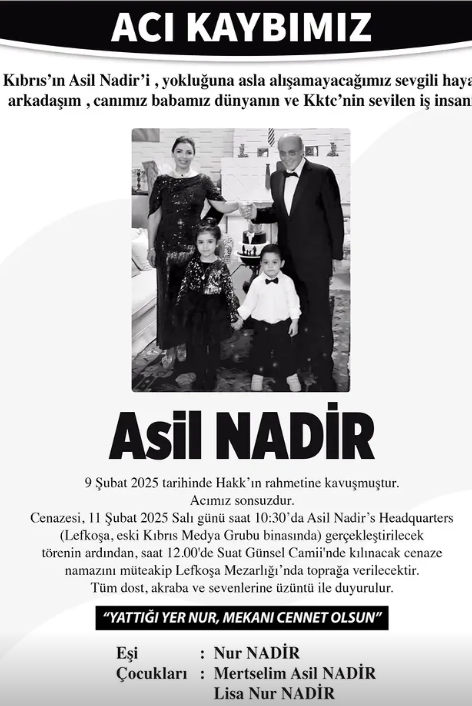 kibrisli turk is insani asil nadirin cenaze programi belli oldu 0 Iy1iOWbO