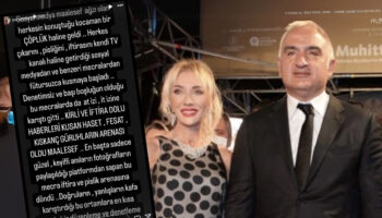 kultur ve turizm bakani mehmet nuri ersoyun esinden kartalkaya elestirilerine ofkeli yanit F8DS9Jr5