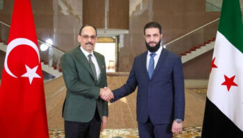 mit baskani ibrahim kalin samda yeni yonetimin lideri ahmed sara ile gorustu bYWVXz2Z