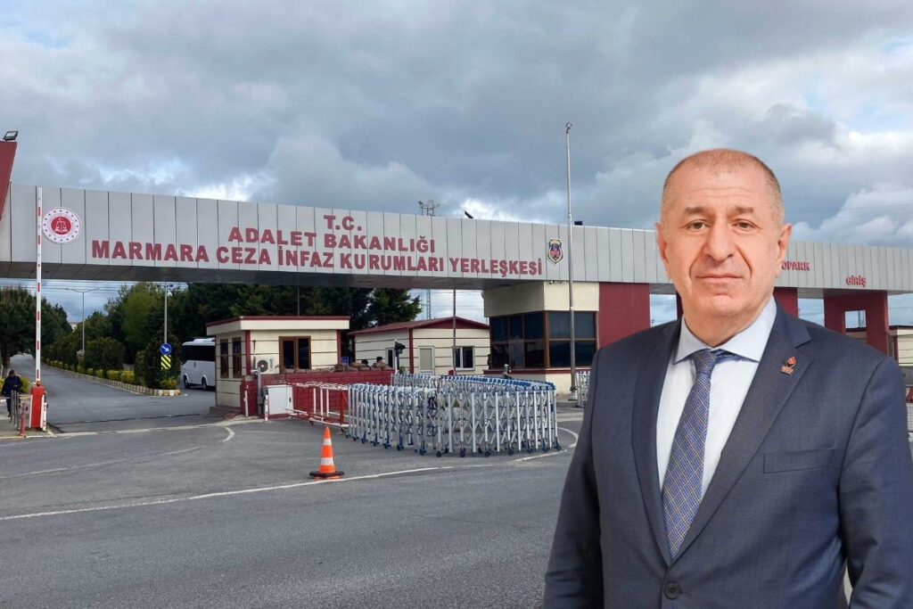 silivri kaymakamligi tarafindan zafer partisi lideri umit ozdagin bulundugu marmara cezaevi cevresinde toplanma ve VjVUANUp