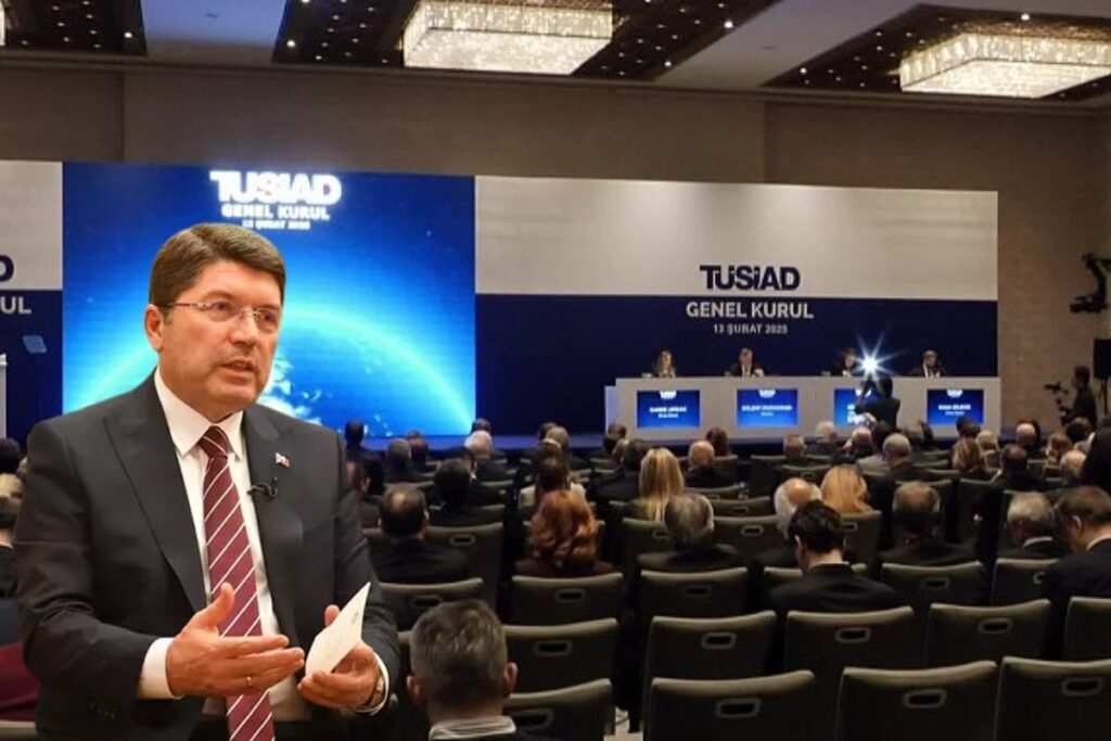 adalet bakani yilmaz tunctan tusiad toplantisinda elestirilen yargi kararlarina tepki turkiye eski turkiye degil H8nXNvif