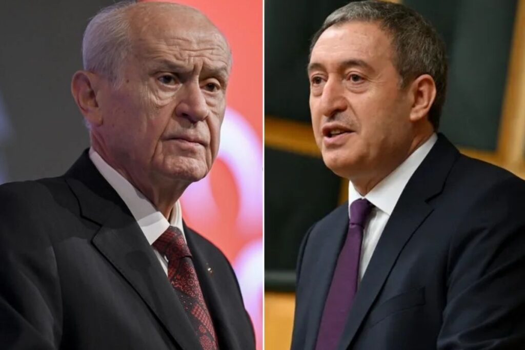 dem parti es genel baskani bakirhandan mhp lideri devlet bahceliye gecmis olsun telefonu bAO34ALZ
