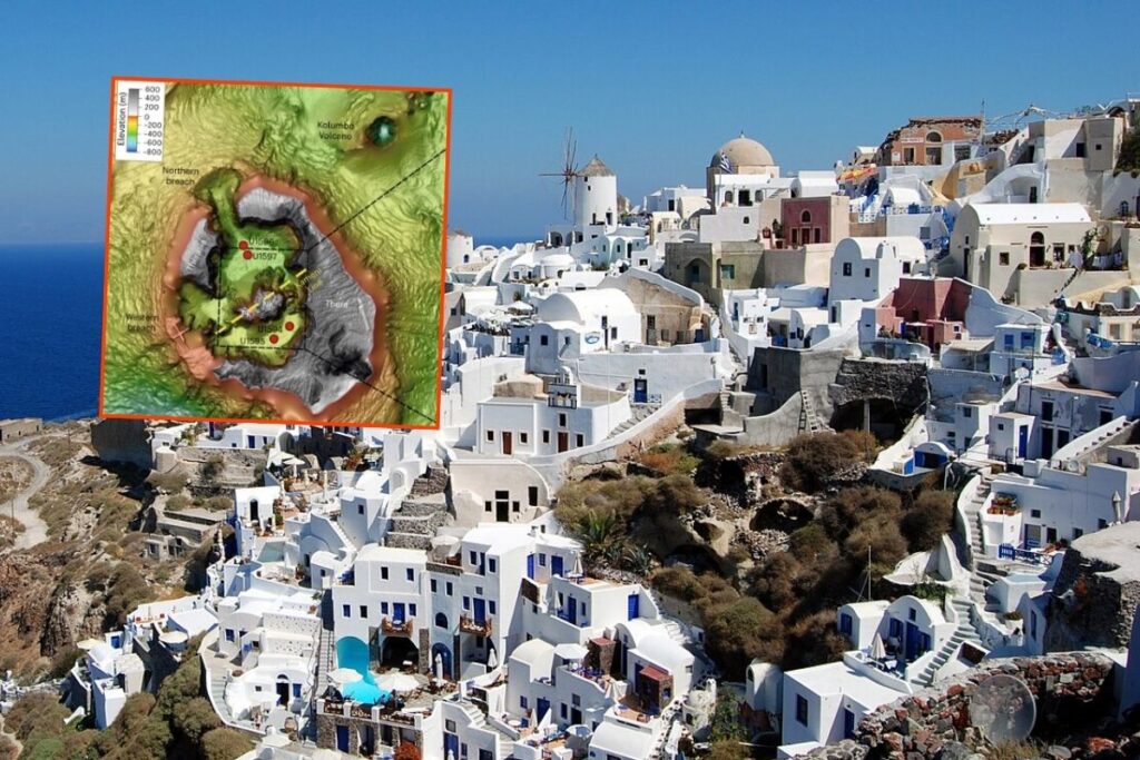 deprem firtinasinin yasandigi ege denizinde bulunan santorini adasindaki volkan aktif hale geldi hAKyStTU