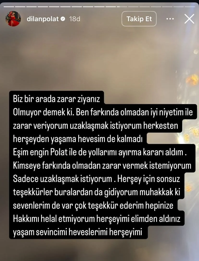 dilan polat acikladi enginle bosaniyoruz 0