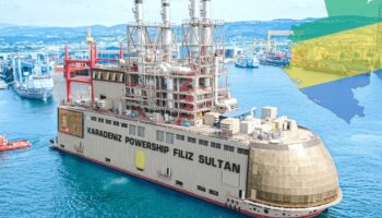 elektrik kesintileriyle bogusan orta afrika ulkesi gabonun imdadina karpowershipler kostu 70 mw ile baslayan LBJK67FQ