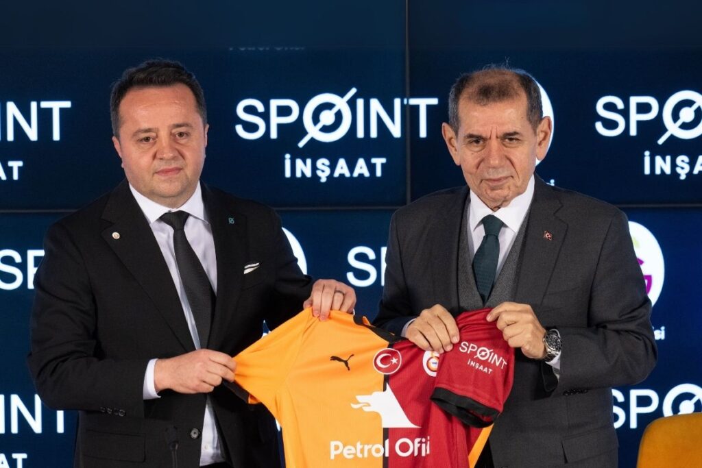 galatasaray kulubu ile spoint insaat arasinda sponsorluk anlasmasi imzalandi kHBReVEC