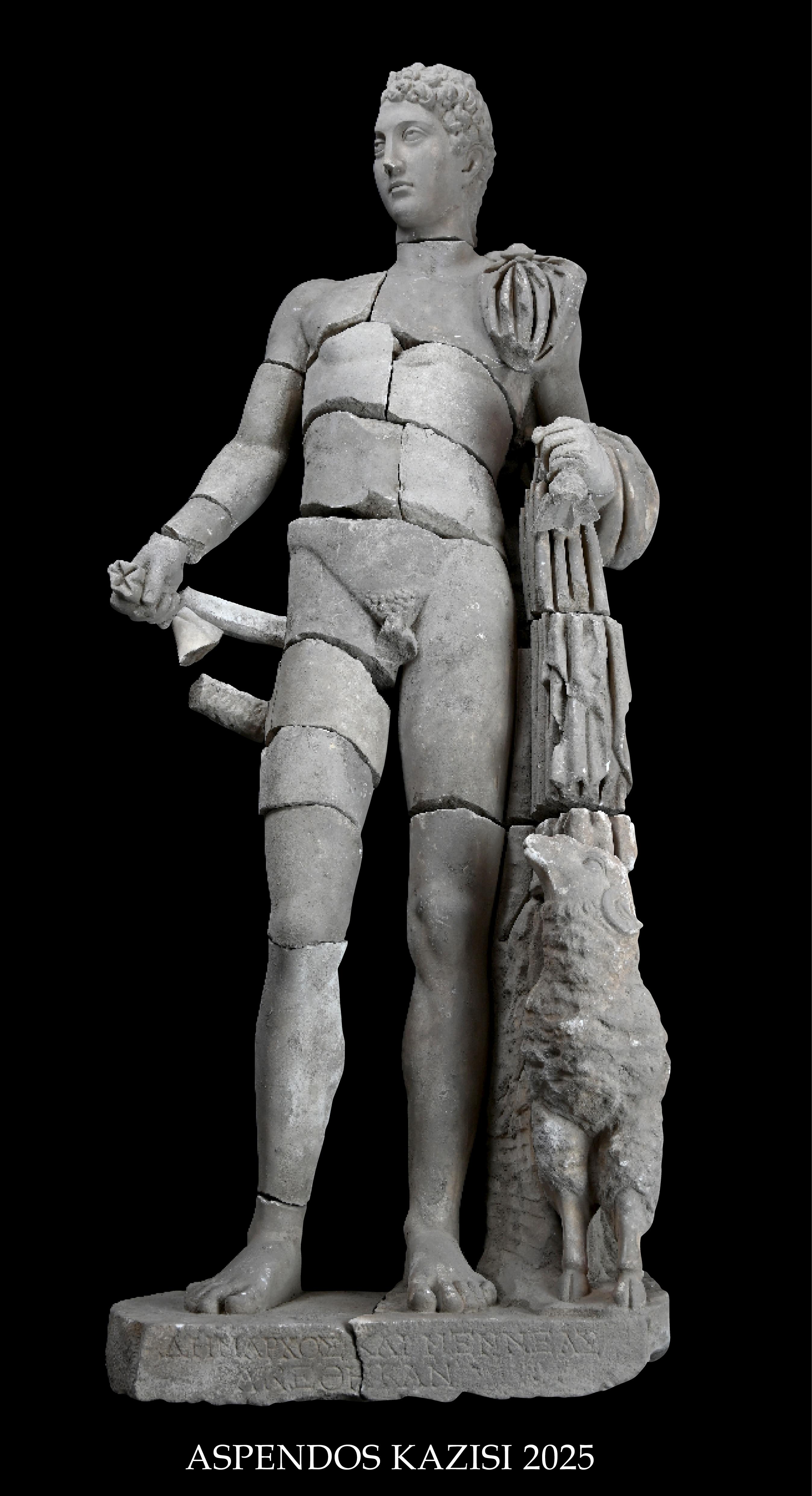 gelecege miras projesi kapsaminda aspendos kazilarinda hermes heykeli bulundu 3 p5YVwsg1