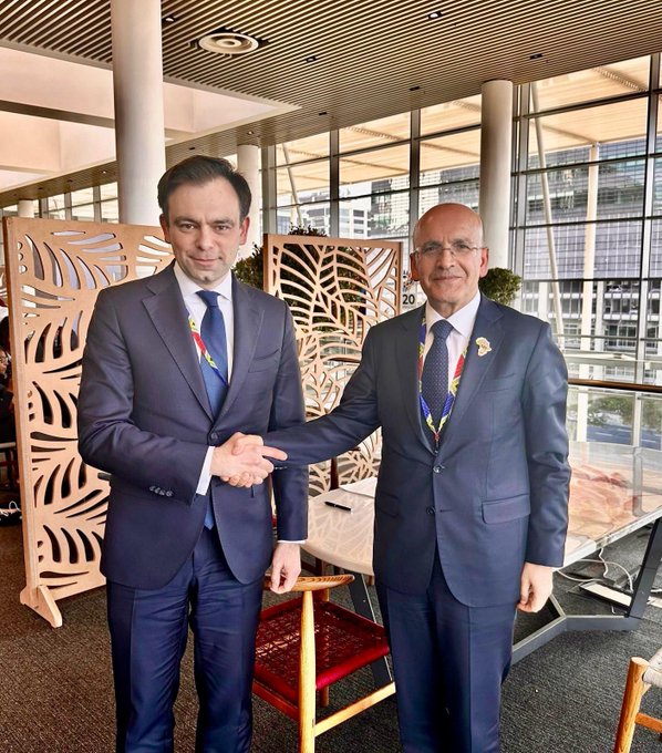 hazine ve maliye bakani mehmet simsekin g 20 trafigi 0