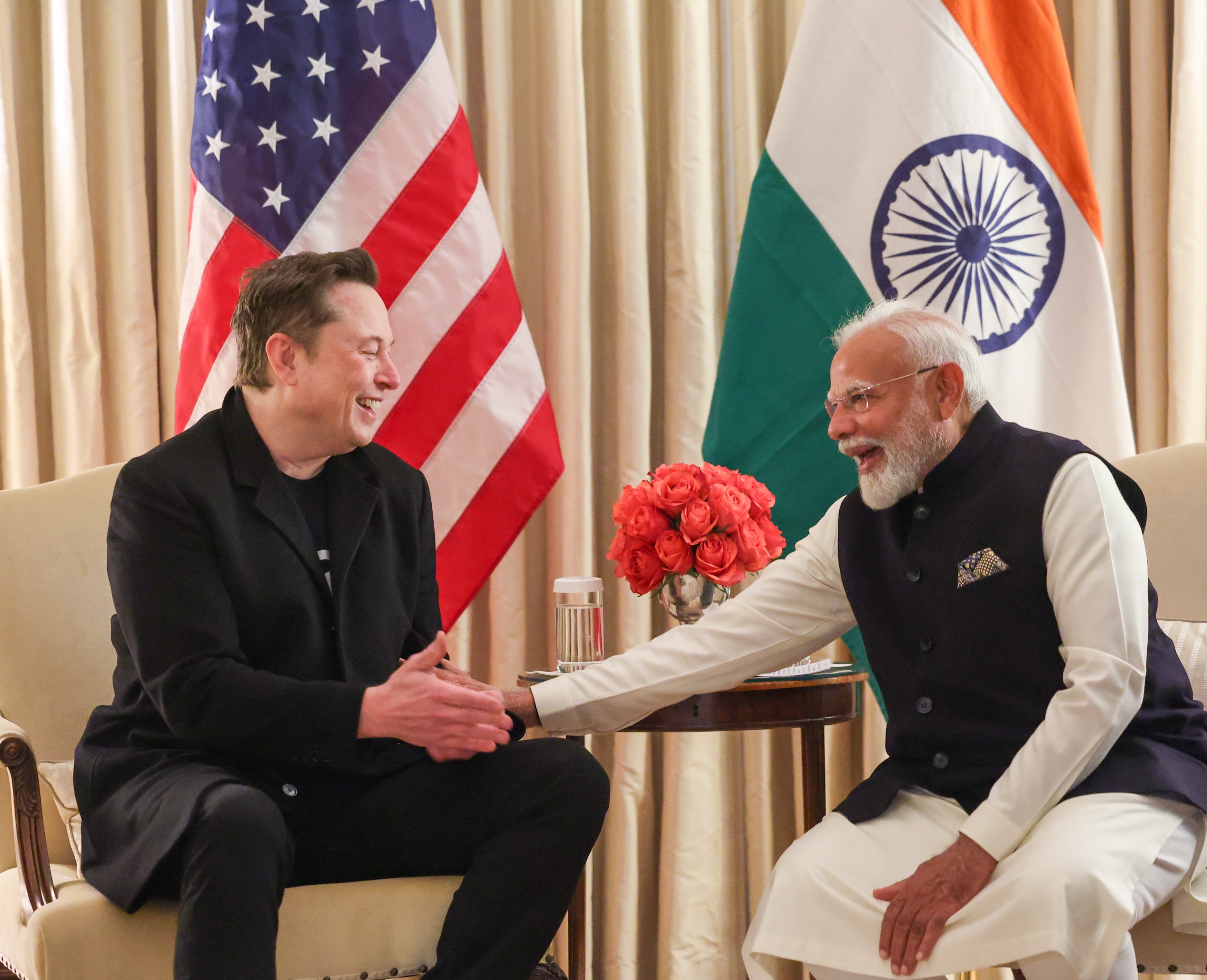 hindistan basbakani narendra modi ile gorusmesinde elon muska ailesi de eslik etti 0 5O1qR4La