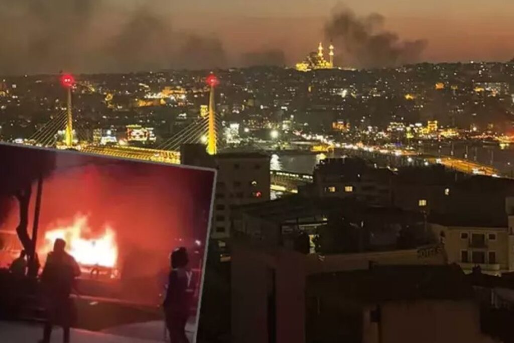 istanbul halicte iki teknede cikan yangin korkuttu 577GZyDI