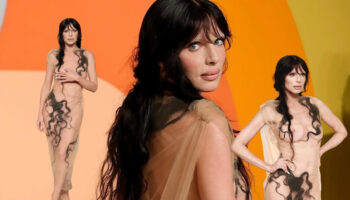 julia foxun oscar gecesinde giydigi cok konusulan elbisesi turk tasarimcidan vzzdi1O8