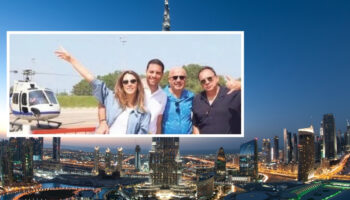 kaan ve aslisah demirag cifti dubaideki aile buyuklerine ozel helikopter turu duzenleyerek unutulmaz bir uUq2bGSh