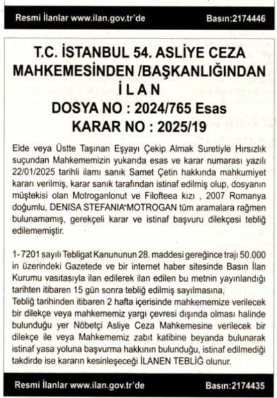 mahkeme rumen denisayi ariyor hirsiz cezaya itiraz etti haberin olsun 1 14fb6vhV