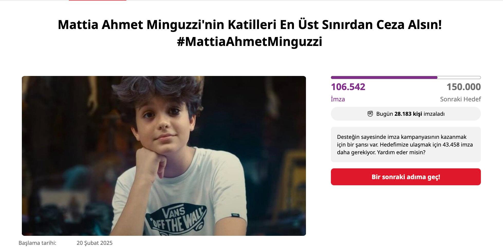 mattia ahmet minguzzi icin 100 bin imza toplandi 0 VpTmeHh3