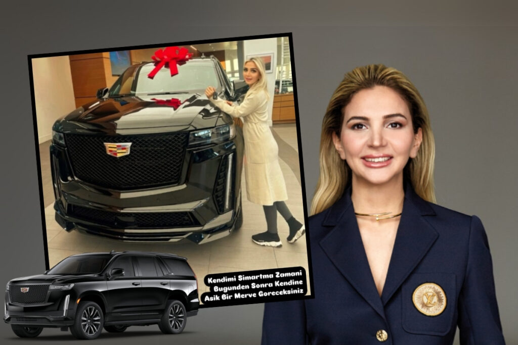 merve mermer kendini milyonluk cadillac ile simartti f5cGfWSV