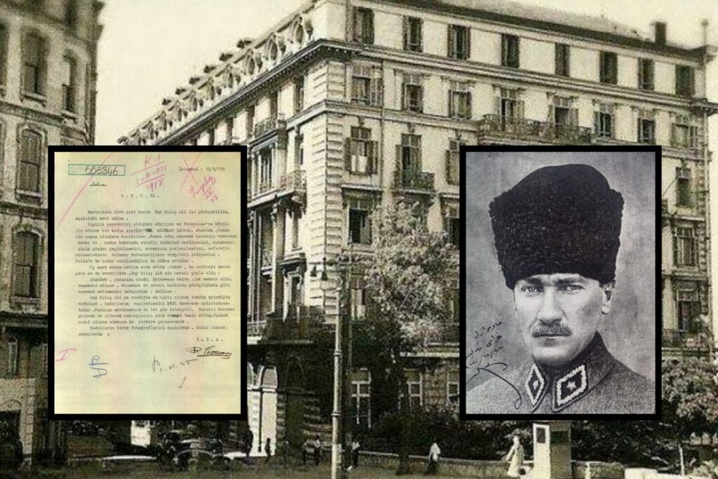 mit ataturkle gorusmek isteyen ancak casusluk suphesi ile hakkinda bilgi istenen ingiliz kadin gazeteciyle xSObOMKq