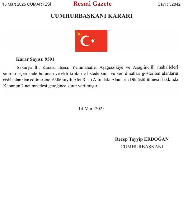 resm gazetede yayimlanan kararla sakaryanin karasu ilcesindeki sahilde bulunan tum yapilar yikilacak 0 DhkZKziJ