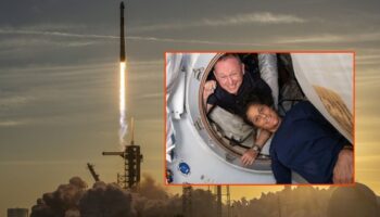 spacex nasanin mahsur kalan astronotlari geri getirmek icin roket firlatti XvucD7x6