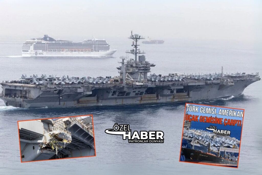 turk gemisi besiktas mnin carptigi abd donanmasina ait ucak gemisi uss harry s truman yunanistanda N8VpSxBM
