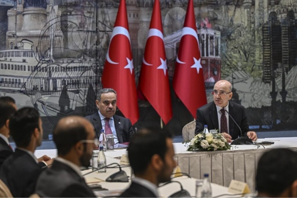 turkiye katar karma ekonomik komisyonu toplantisi istanbulda gerceklestirildi iki ulkenin maliye bakanlari da katildi tOfxEXlg