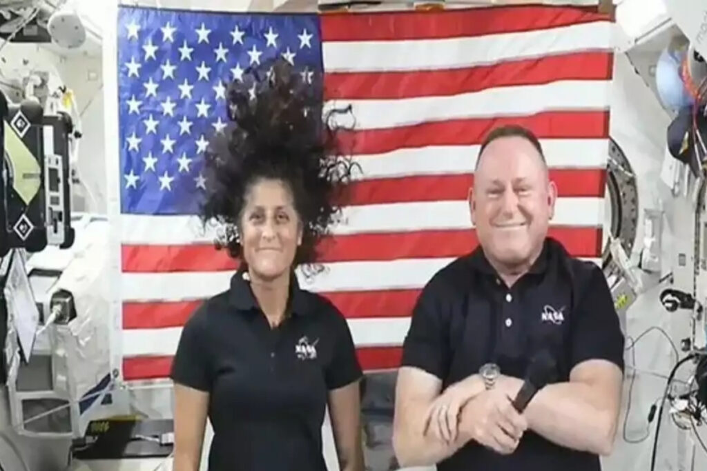 uzayda mahsur kalan nasa astronotlari sunita williamsve butch wilmoredan mesaj var 4mqQuDaq