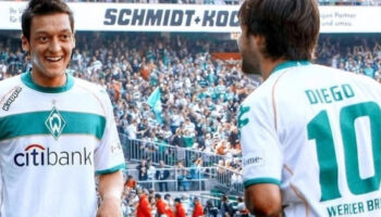 werder bremen efsanesi diegonun 22 marttaki veda macina eski takim arkadaslari mesut ozil ve euHpMHdO