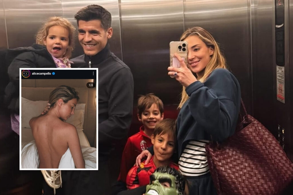 alice campello alvaro morata ve ailesi icin dovme yaptirarak askini gosterdi 4i3Vaz5c