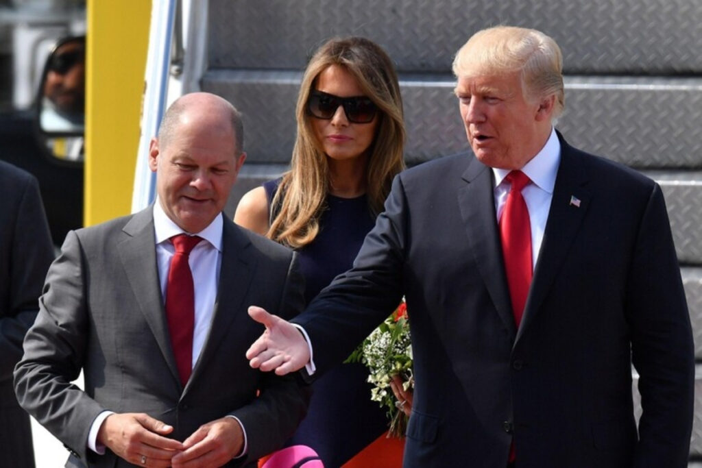 almanya basbakani scholz trump ticaret duzenine saldiriyor QLxU6iAK