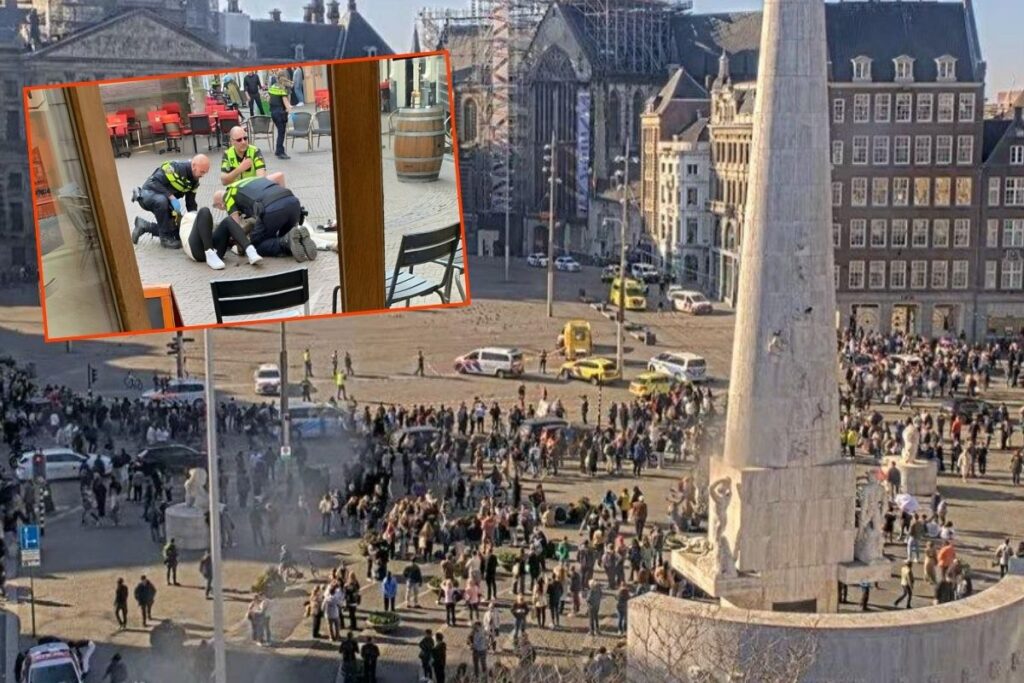 amsterdamda bir kisi kalabaliga bicakla saldirdi cok sayida kisi yaralandi 4GEk5ObM