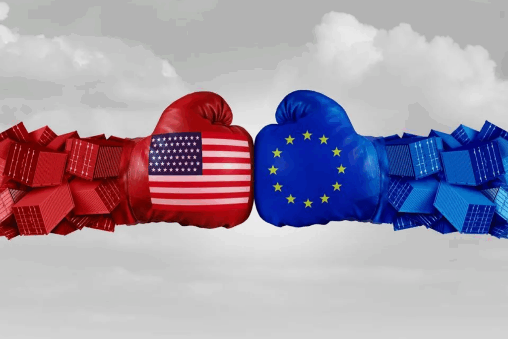 avrupa birligi abdnin uygulamaya koydugu gumruk vergilerine yanit olarak 20 milyar euroyu asan misilleme 6jU1glrd