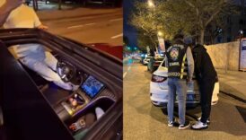 bagdat caddesinde direksiyonun uzerine cikip araci ayagiyla suren surucu ve yanindaki yolculara para cezasi yIjDiAZ3