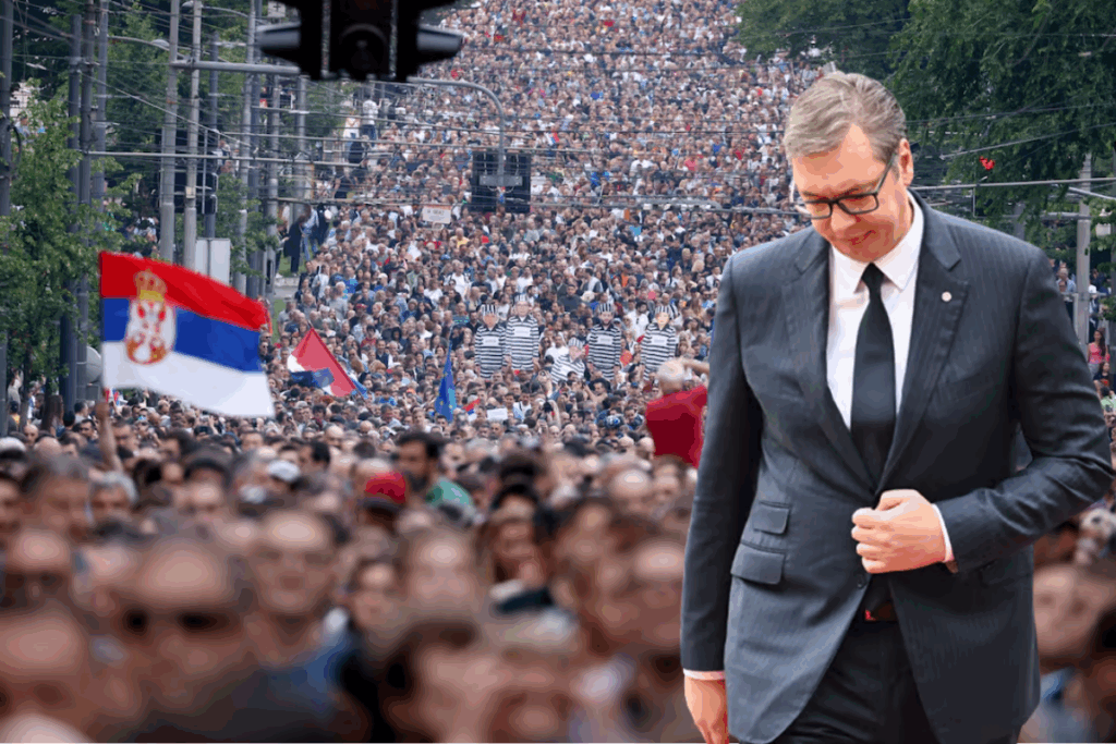 bir suredir protestocularin hedefinde olan sirbistan cumhurbaskani aleksandar vucic hukumet kurulamazsa istifa edecegini acikladi e6zRIACm