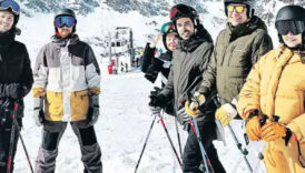 cemiyetin genc isimleri fransiz alplerinde bulustu UzbbEZDA