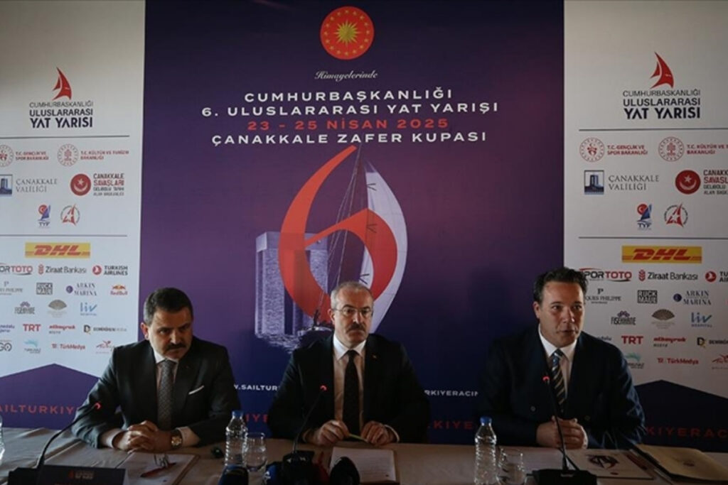 cumhurbaskanligi himayelerinde bu yil 6ncisi duzenlenecek cumhurbaskanligi uluslararasi yat yarislari canakkale etabiyla baslayacak YFSX2ftP