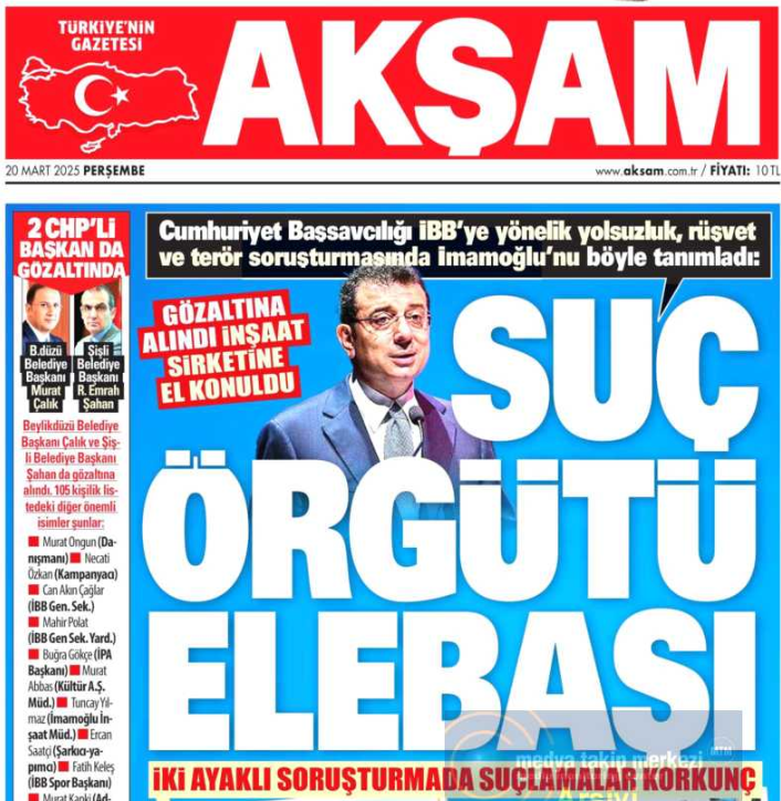 ibb baskani ekrem imamoglunun suc orgutu lideri iddiasiyla gozaltina alinmasi sonrasi baslatilan yolsuzluk operasyonu Wvq7UGqw