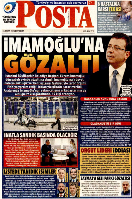 ibb baskani ekrem imamoglunun suc orgutu lideri iddiasiyla gozaltina alinmasi sonrasi baslatilan yolsuzluk operasyonu YUPmSRRm