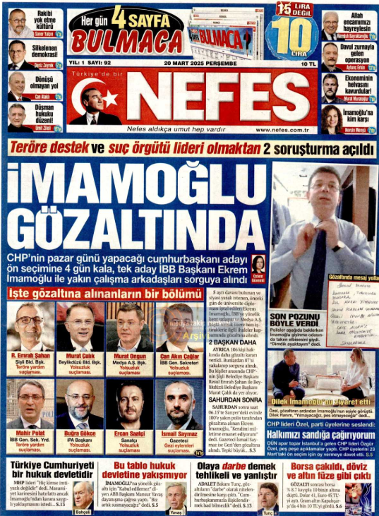 ibb baskani ekrem imamoglunun suc orgutu lideri iddiasiyla gozaltina alinmasi sonrasi baslatilan yolsuzluk operasyonu kD6PDDEH
