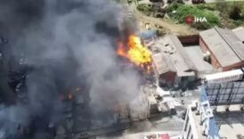 istanbuldaki ikitelli organize sanayi bolgesinde bulunan kimya deposunda yangin cikti xIkgKnf3