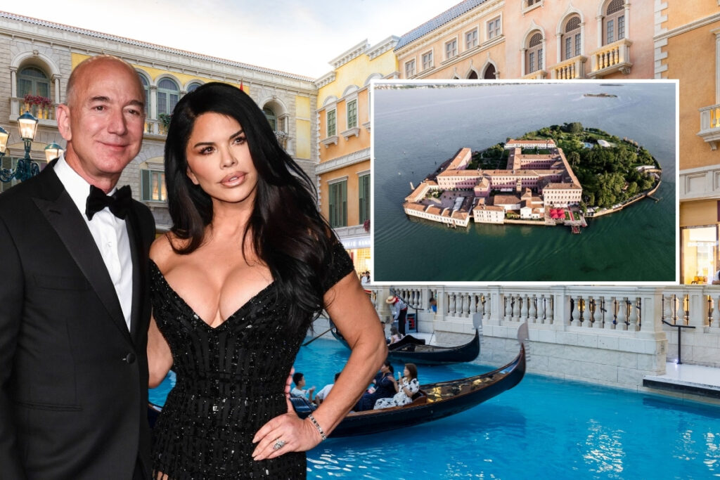 jeff bezos venedikteki dugunu icin turk is insani emir uyarin san clemente palace otelini KnJ8NX56