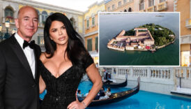 jeff bezos venedikteki dugunu icin turk is insani emir uyarin san clemente palace otelini KnJ8NX56