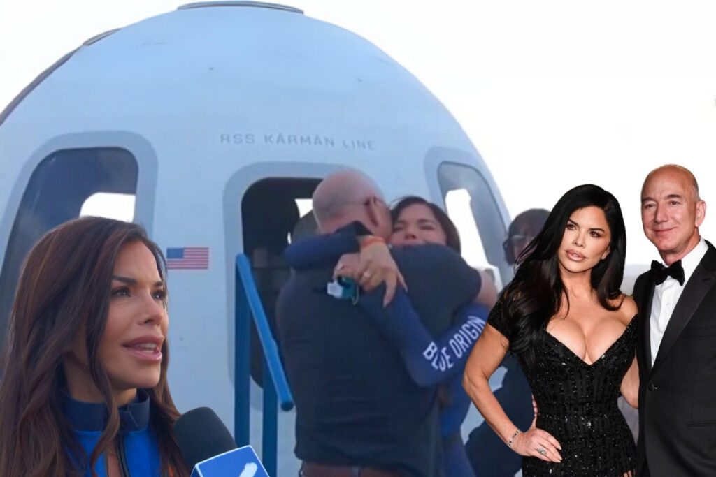 jeff bezosun nisanlisi lauren sanchezin 10 dakikalik uzay yolculugu sona erdi evlenmek icin geri CCAc5tiM