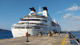 kruvaziyer sezonu bodrumda hizli basladi 452 kisiyi tasiyan bahamalar bayrakli gemi bodrum cruise porta lWJAqj8i
