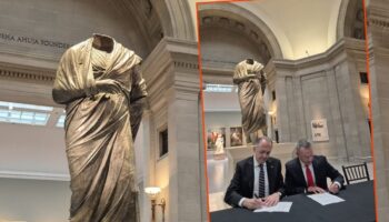 marcus aurelius heykeli resmen turkiyeye iade edildi mjlrEMQc