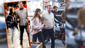 murat ozyegin ve kizi lal bebekte kol kola yuruyus yaparken goruntulendi jIhV837N