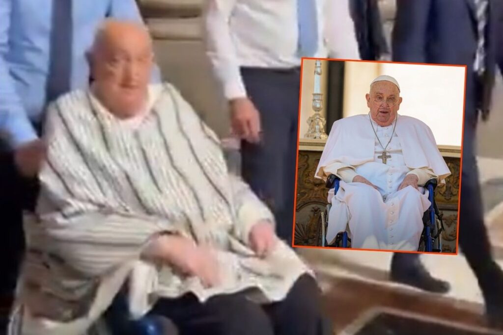 papa franciscus aziz petrus bazilikasina tebdili kiyafet surpriz ziyaret yapti xZwNcSi3