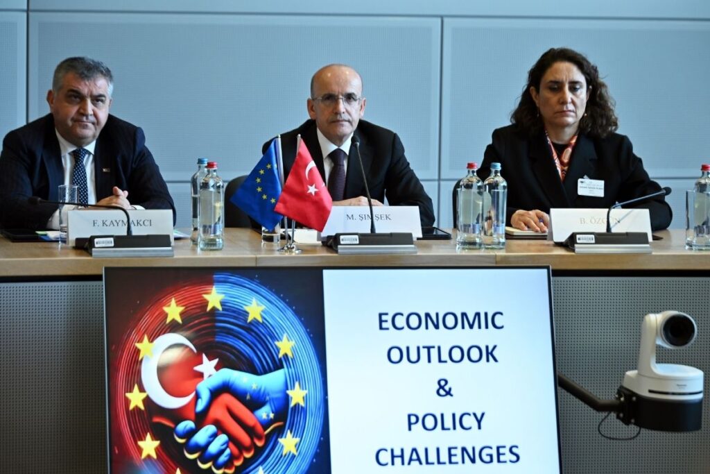 turkiye ab yuksek duzeyli ekonomik diyalogu 6 yil sonra yeniden basladi bakan simsek brukselde XWSssZpX