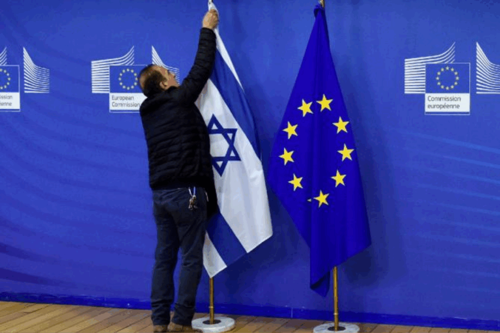 ab disisleri bakanlari israile yaptirimlari gorusmek icin toplandi aqUAh4MP
